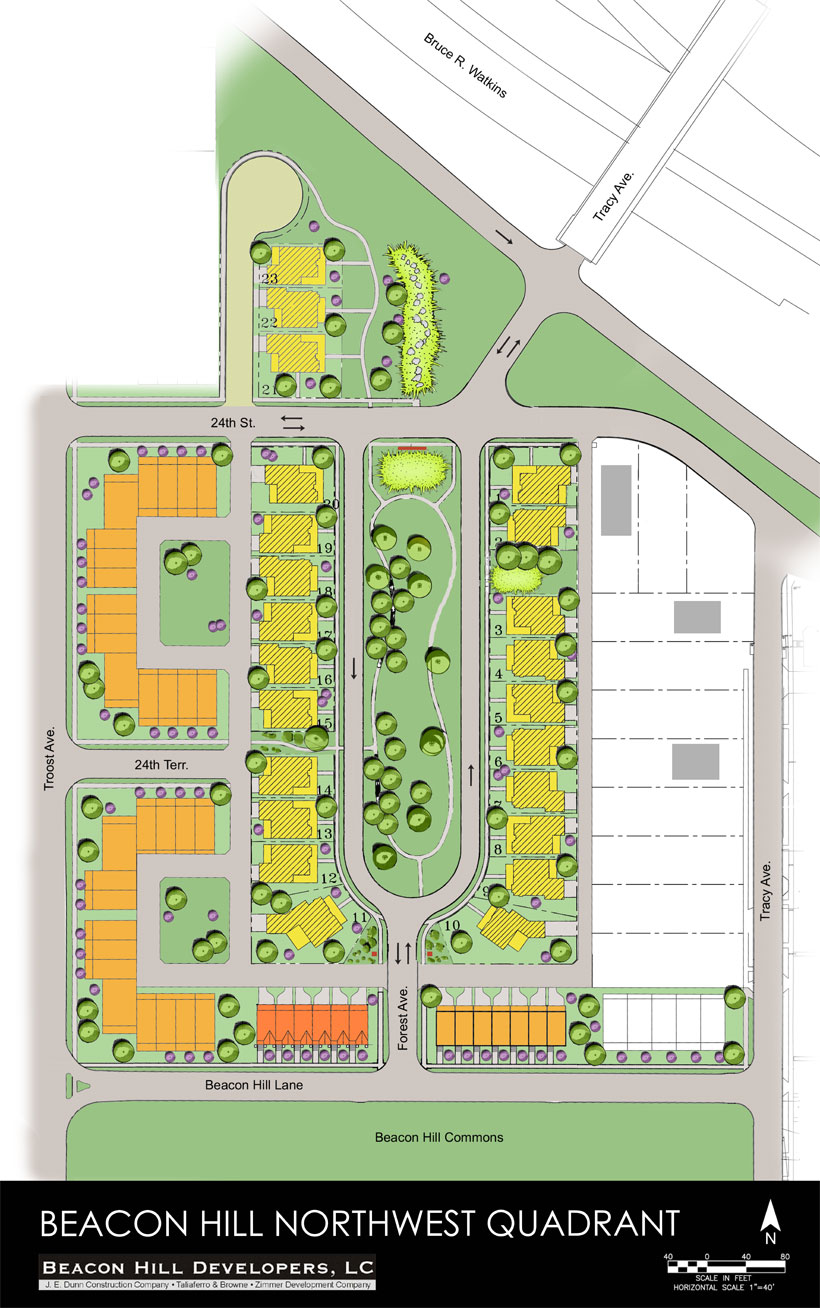 Site Plan: Northwest Quadrant